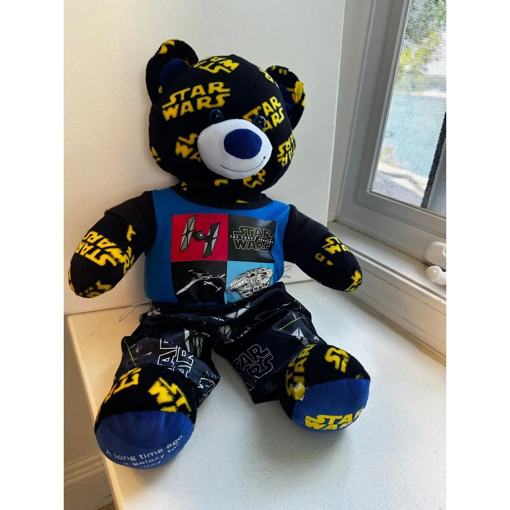 Build-A-Bear Star Wars Logo Plush Teddy Bear The Force Awakens Outfit 16 inch